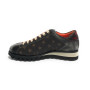 Scarpe uomo Harris pelle monogram testa di moro/ stampa effetto razza / shade red U17HA168