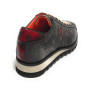 Scarpe uomo Harris pelle monogram testa di moro/ stampa effetto razza / shade red U17HA168