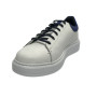 Scarpe uomo Harris Sport sneakers in pelle bianco/ blu fluo U17HA195