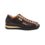 Scarpe uomo Harris sneaker pelle roccia opaco/ cocco shade marrone/ crystal green U17HA213 2817