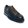 Scarpe uomo Harris sneaker pelle blu tamponato U17HA198 3895