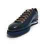 Scarpe uomo Harris sneaker pelle blu tamponato U17HA198 3895