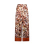 Pantalone donna Liu Jo in raso stampato animalier rouge ES25LJ44 VA5143 TS806 M9145