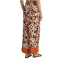 Pantalone donna Liu Jo in raso stampato animalier rouge ES25LJ44 VA5143 TS806 M9145