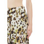 Pantalone donna Liu Jo in raso stampato animalier vert ES25LJ45 VA5143 TS806 M9146