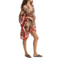 Kaftano donna Liu Jo beach animalier rouge ES25LJ57 VA5174 T4902