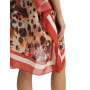 Kaftano donna Liu Jo beach animalier rouge ES25LJ57 VA5174 T4902