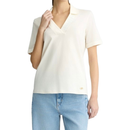 T-shirt donna Liu Jo bianco ES25LJ64 TA5187 JS9308 M9118