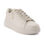 Sneaker U.S. POLO donna Cody011 in ecopelle beige/ gold DS25UP11