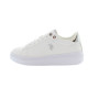 Sneaker U.S. POLO donna Cody011 white/silver DS25UP12