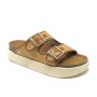 Sandalo donna Genuins Hawaii raffia camel DS25GN01 G106363