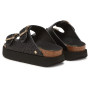 Sandalo donna Genuins Hawaii raffia nero DS25GN09 G106362