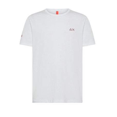 T-shirt uomo Sun68 bianco ES25SU01 T35140