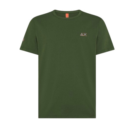 T-shirt uomo Sun68 verde scuro ES25SU02 T35140
