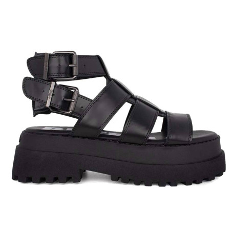 Sandalo donna Buffalo Pluto Gld nero DS25BF16 BN16022691