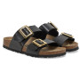 Sandalo donna Birkenstock Sydeny Cushion buckle nero DS25BI03 1029457