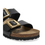 Sandalo donna Birkenstock Sydeny Cushion buckle nero DS25BI03 1029457