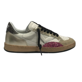 Sneaker donna 4B12 platinum/ pink D26QB02 PLAYNEW-D225