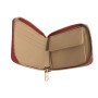 Portafoglio donna Love Moschino zip around small rosso logo gold A26MO16 JC5639PP1NLD0500