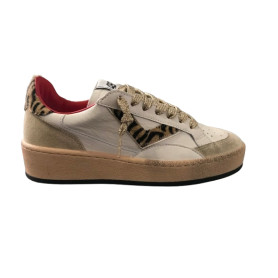Sneaker donna 4B12 white/ leo D26QB03 PLAYNEWSKY-D229