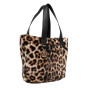 Borsa donna Liu-jo Verry Tote L ecopelliccia maculata/ nero B26LJ30 AF5154 E0305