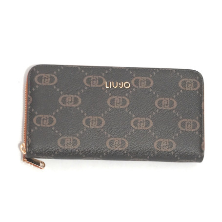 Portafoglio Liu-Jo Caliwen XL zip around marrone/ginger bread A26LJ23 AF5170 E0668