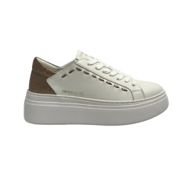 Sneaker donna Emanuélle Vee Bice all white/ gold D26EV06 452P-503-19 WH-GO