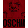 Berretto Moschino logo nero con orlo C26MO12 65443 M3321 COL 007