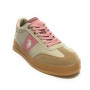 Scarpe US Polo Donna sneaker pelle Campy 005 in beige/ pink D26UP01