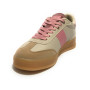 Scarpe US Polo Donna sneaker pelle Campy 005 in beige/ pink D26UP01