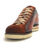 Scarpe uomo Harris sneaker pelle pregiata marrone/ rosso U17HA221 2892