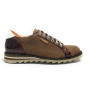 Scarpe uomo Harris sneaker pelle pregiata marrone/ bianco U17HA220 Monaco/2