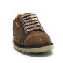 Scarpe uomo Harris sneaker pelle pregiata marrone/ bianco U17HA220 Monaco/2