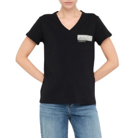 T-shirt donna Liu Jo nero E26LJ21 TF5167 JS923 M9889