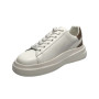 Scarpe uomo Guess sneaker Elba carryover pelle white/ beige U26GU06 FMPVIBLEA12
