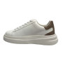 Scarpe uomo Guess sneaker Elba carryover pelle white/ beige U26GU06 FMPVIBLEA12