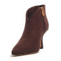 Scarpe donna Gold&gold stivaletto tc 70 ecopelle scamosciata caffè D26GG14 GD841