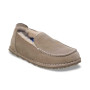 Scarpe donna Birkenstock mocassino Utti Shearling suede taupe D26BI07 1030182