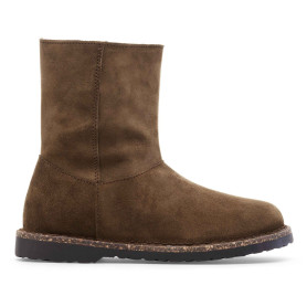 Scarpe donna Birkenstock stivaletto Uppsala zip shearling dark tea D26BI06 1030218