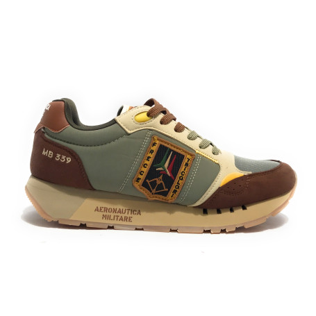 Sneaker Aeronautica Militare green/ brown U26AR04 252SC0292UCT03331