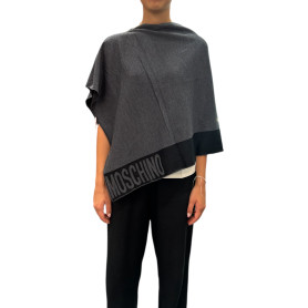 Poncho donna Moschino grigio C26MO15 30667 M3348 015