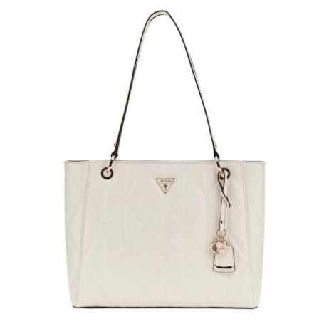 Borsa donna Guess a spalla Aldina Noel Tote white B26GU43 GG966325