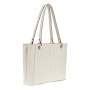 Borsa donna Guess a spalla Aldina Noel Tote white B26GU43 GG966325