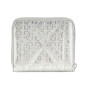 Portafoglio Guess Aldina small zip around silver A26GU16 GY9663137