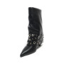 Scarpe donna Gold&gold stivale con gonna in ecopelle nero D26GG22 GV111