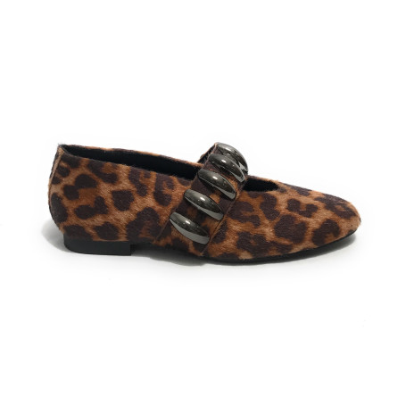 Scarpe donna Gold&gold ballerina leopard D26GG25 GP868