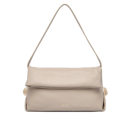 Borsa donna Liu-jo a mano/ tracolla M pochette Riccy beige B26LJ112 AF5097 E0077