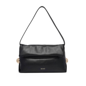 Borsa donna Liu-jo a mano/ tracolla M pochette Riccy nero B26LJ113 AF5097 E0077
