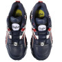 Sneaker donna Buffalo 1339-14 ecoPelle nappa blue/red D26BF08 BN1636499