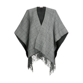 Poncho donna Liu Jo principe di galles nero/bianco C26LJ64 2F5036 T0300